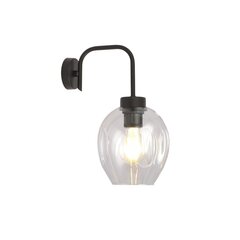 Светильник Emibig Lukka K1 Black/Transparent цена и информация | Настенные светильники | pigu.lt
