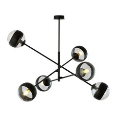 Emibig светильник Linear 6 Black/Stripe цена и информация | Подвесной светильник | pigu.lt