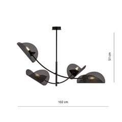 Emibig šviestuvas Gladio 4 Black kaina ir informacija | Pakabinami šviestuvai | pigu.lt