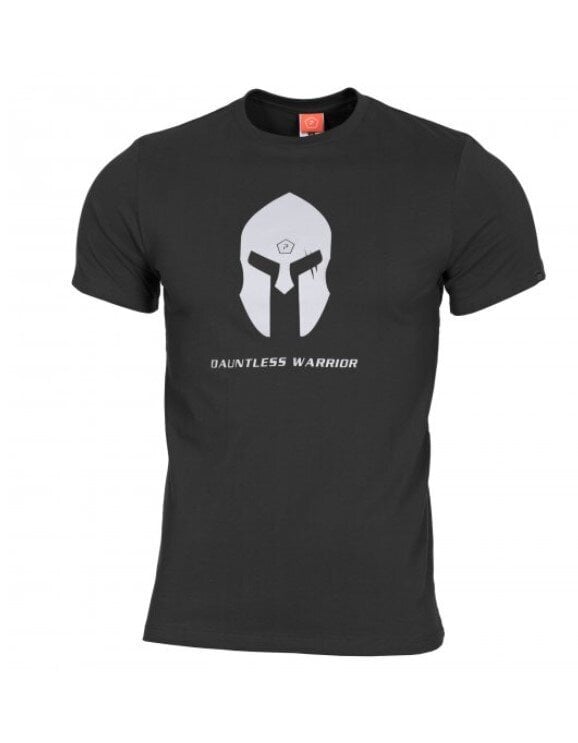 Spartan Helmet Juodi Marškinėliai kaina ir informacija | Vyriški marškinėliai | pigu.lt