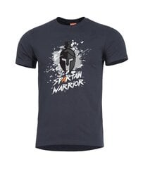 Spartan Warrior Juodi marškinėliai цена и информация | Мужские футболки | pigu.lt