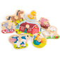Medinė dėlionė mažiesiems - Ūkis (8 vnt.), New Classic Toys 10430 kaina ir informacija | Žaislai kūdikiams | pigu.lt