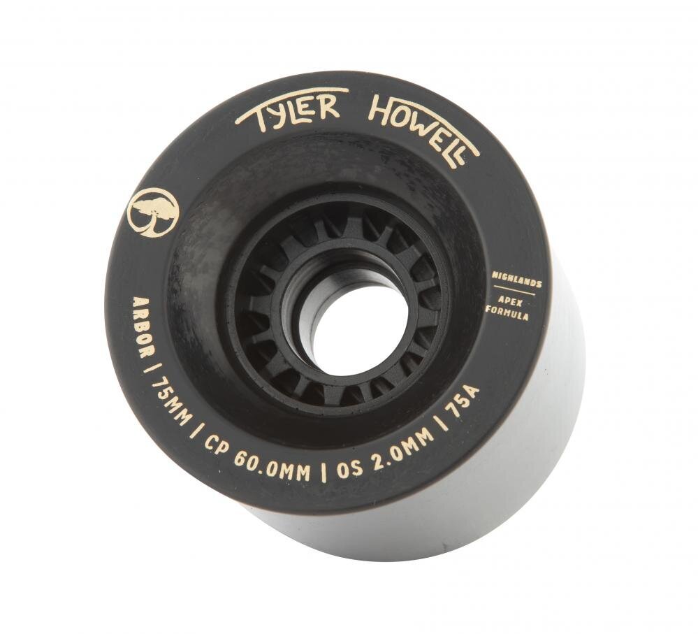 Riedlentės Ratukų Rinkinys Arbor Signature Highlands Tyler Howell 75a Black 75 MM цена и информация | Riedlentės | pigu.lt