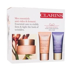 Набор для кожи лица Clarins Extra Firming Set для женщин: укрепляющий дневной крем, 50 мл + укрепляющий ночной крем, 15 мл + укрепляющая маска, 15 мл цена и информация | Кремы для лица | pigu.lt