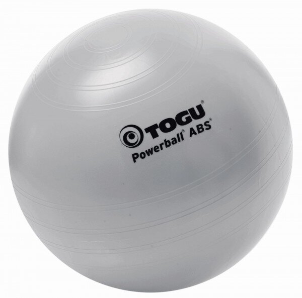 Gimnastikos kamuolys Togu Powerball ABS, Light pilkas - 75 cm цена и информация | Gimnastikos kamuoliai | pigu.lt