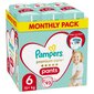 Sauskelnės-kelnaitės PAMPERS Premium Monthly Pack 6 dydis, 15 kg+, 93 vnt. цена и информация | Sauskelnės | pigu.lt