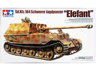 Сборная пластиковая модель Tamiya - Sd.Kfz.184 Schwerer Jagdpanzer Elefant, 1/35, 35325 цена и информация | Конструкторы и кубики | pigu.lt