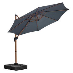 Зонт уличный Roma S, черный цена и информация | Зонты, маркизы, стойки | pigu.lt