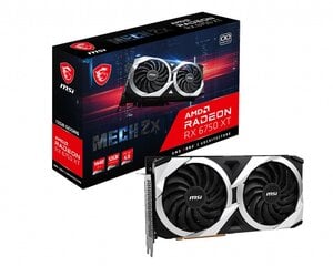 MSI RX 6750 XT kaina ir informacija | Vaizdo plokštės (GPU) | pigu.lt