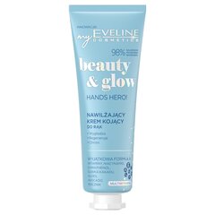 Raminamasis drėkinamasis rankų kremas Eveline Beauty & Glow Hands Hero, 50ml kaina ir informacija | Kūno kremai, losjonai | pigu.lt