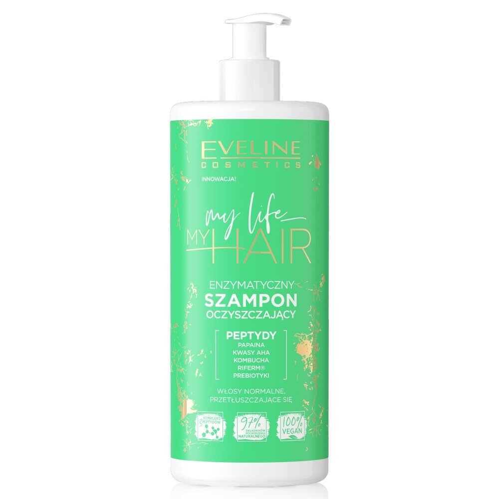 Fermentinis valomasis šampūnas Eveline My Life My Hair, 400ml kaina ir informacija | Šampūnai | pigu.lt