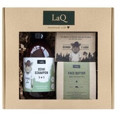 Rinkinys Laq: Šernas stiprinantis šampūnas, 300ml + veido aliejus, 50ml + muilas, 85ml kaina ir informacija | Šampūnai | pigu.lt