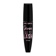 Tankinantis blaksteinų tušas Miss Sporty Divine False Lash Mascara Thickening Black Mascara, 12ml kaina ir informacija | Akių šešėliai, pieštukai, blakstienų tušai, serumai | pigu.lt