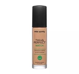 Увлажняющая основа под макияж Miss Sporty Naturally Perfect Match 150 Rose Vanilla, 30 мл цена и информация | Пудры, базы под макияж | pigu.lt