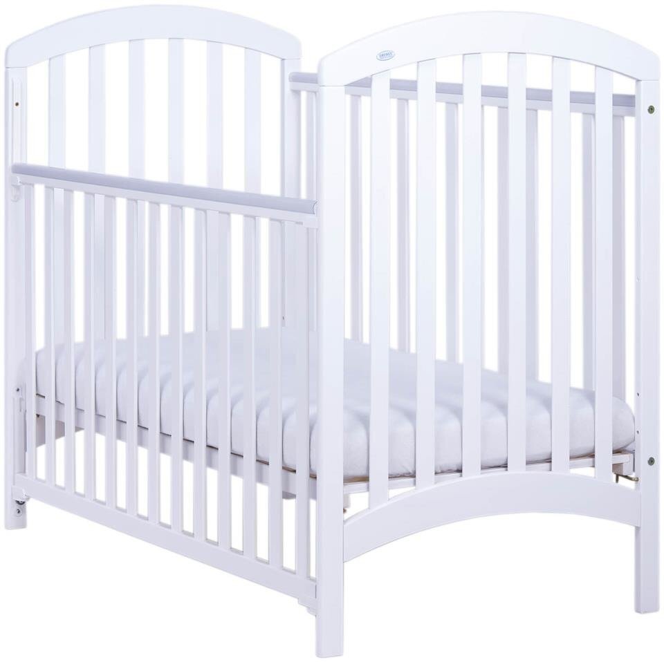 Kūdikio lovytė 124x65x103 cm, balta kaina ir informacija | Kūdikių lovytės | pigu.lt