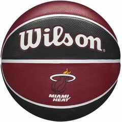 Баскетбольный мяч Wilson Miami Heat   цена и информация | Баскетбольные мячи | pigu.lt