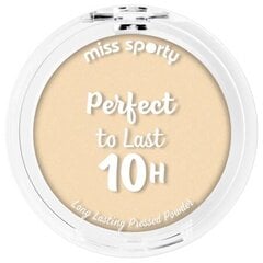 Kompaktinė pudra Miss Sporty Perfect To Last 10h 010 Porcelain, 9g kaina ir informacija | Makiažo pagrindai, pudros | pigu.lt