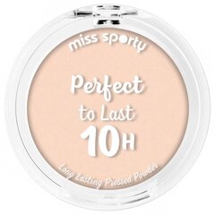 Kompaktinė pudra Miss Sporty Perfect To Last 10h 030 Light, 9g kaina ir informacija | Makiažo pagrindai, pudros | pigu.lt