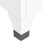 vidaXL Persirengimo spintelė, baltos spalvos, 38x45x180cm, plienas kaina ir informacija | Svetainės spintelės | pigu.lt