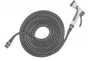 Шланг поливочный эластичный с насадкой Bradas Twist Hose 7,5м-15м цена и информация | Оборудование для полива | pigu.lt