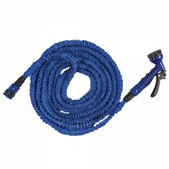 Шланг садовый растягивающийся с насадкой Bradas Trick Hose 5м-15м, синий цена и информация | Оборудование для полива | pigu.lt