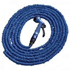 Шланг садовый растягивающийся с насадкой Bradas Trick Hose 10м-30м, синий цена и информация | Оборудование для полива | pigu.lt