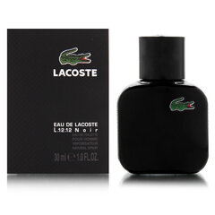 Туалетная вода для мужчин Lacoste Eau de Lacoste L.12.12 Noir EDT 30 мл цена и информация | Мужские духи | pigu.lt