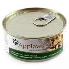 Applaws консервы для котов, тунец/морская капуста 156 г цена и информация | Консервы для кошек | pigu.lt