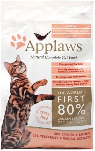 Applaws Cat Adult Chicken with Salmon, 400 g цена и информация | Sausas maistas katėms | pigu.lt