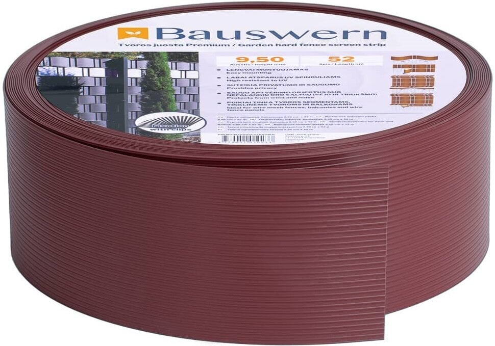 Tvoros juosta Bauswern premium, 52 x 0,095 m (700 g/m²) Ruda цена и информация | Tvoros ir jų priedai | pigu.lt