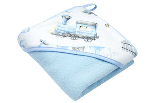 Kūdikio rankšluostis su gobtuvu MyBaby, 95x95 cm kaina ir informacija | Maudynių priemonės | pigu.lt