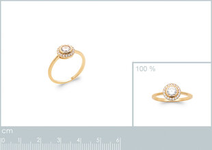 Позолоченное кольцо I-Style цена и информация | Кольцо | pigu.lt