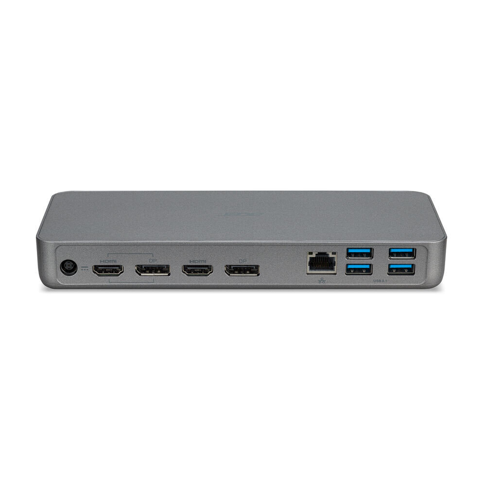 USB šakotuvas Acer D501 ADK021, HDMI/DisplayPort/RJ-45/USB 3.2 kaina ir informacija | Adapteriai, USB šakotuvai | pigu.lt