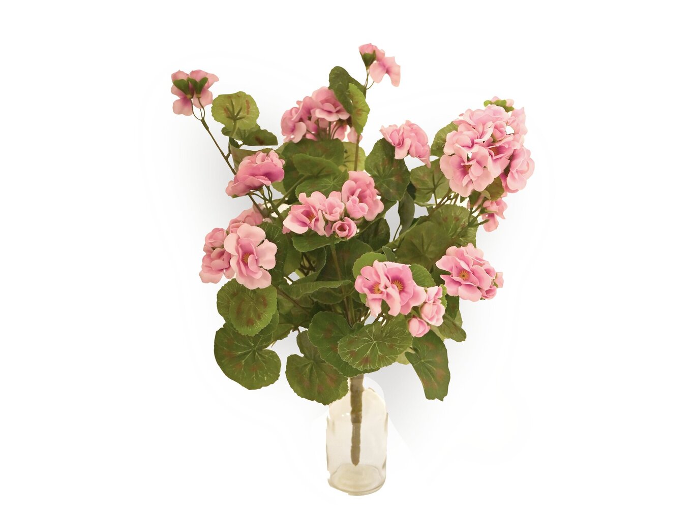 Pelargonijos krūmelis rožinis kaina ir informacija | Dirbtinės gėlės | pigu.lt