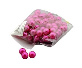 Rožinės spalvos karoliukai 50g цена и информация | Принадлежности для флористики | pigu.lt
