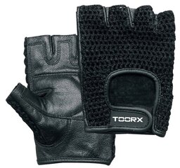 Перчатки тренировочные Toorx, черные. цена и информация | Тренировочные перчатки KRF 0016106 Чёрный | pigu.lt