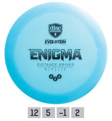 Дискгольф DISCMANIA Distance Driver NEO ENIGMA Evolution Blue 12/5/-1/2 цена и информация | Диск-гольф | pigu.lt