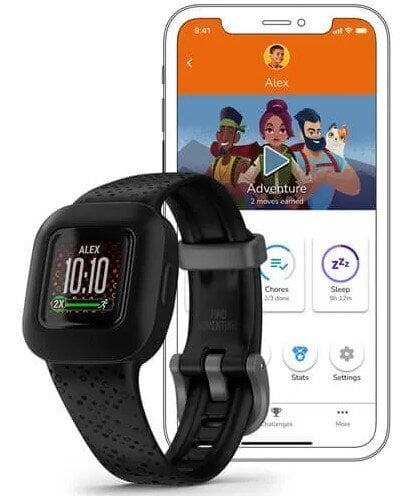 Garmin vívofit® jr. 3 Garmin Black Cosmic цена и информация | Išmanieji laikrodžiai (smartwatch) | pigu.lt