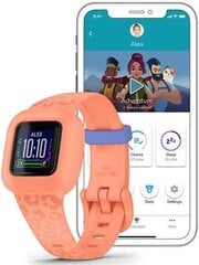 Garmin Vivofit Jr.3, peach leopard kaina ir informacija | Išmanieji laikrodžiai (smartwatch) | pigu.lt