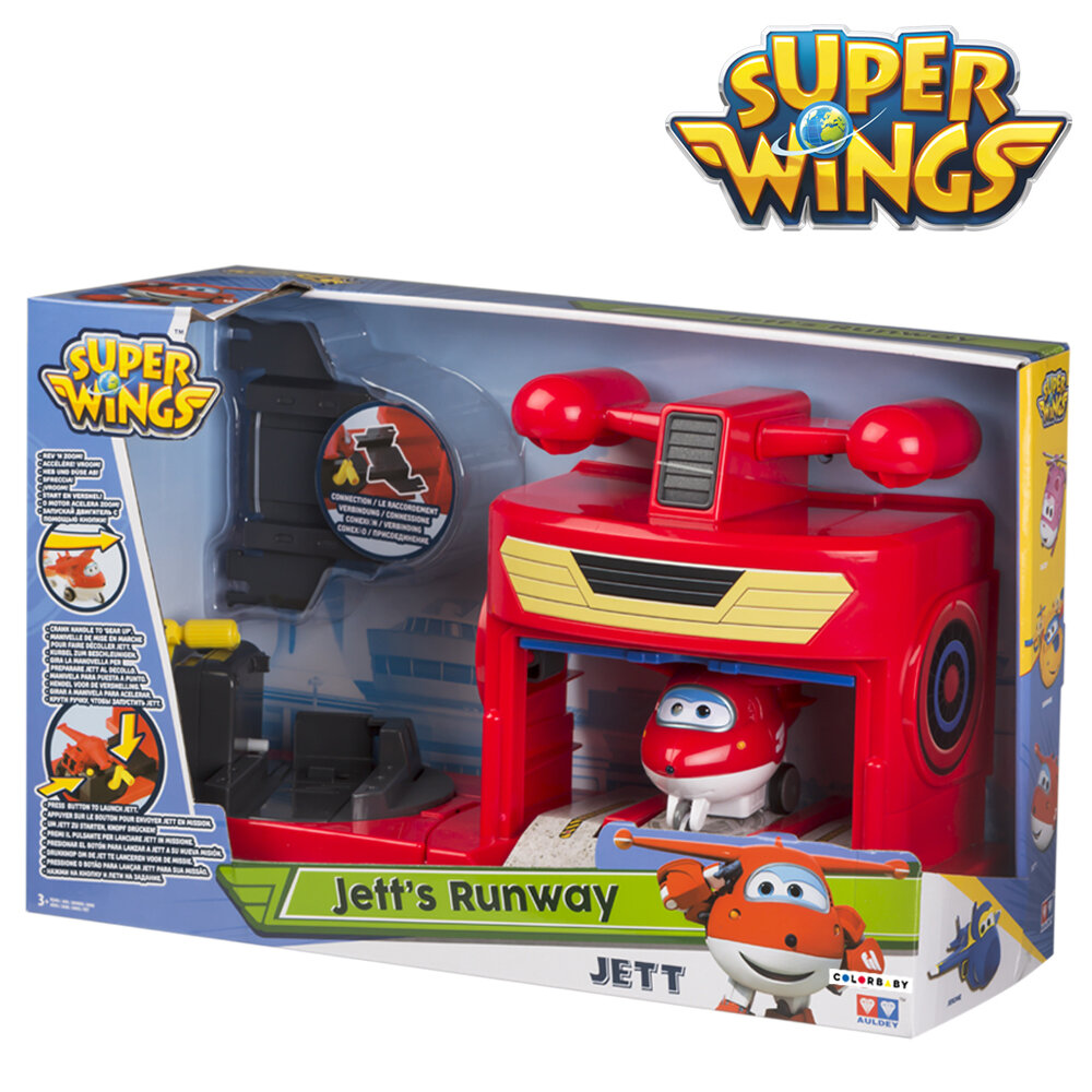 Super Wings paleidimo stotis su Jett, 3+ kaina ir informacija | Žaislai berniukams | pigu.lt