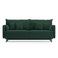 Sofa Homede Roseo 3S, tamsiai žalia
