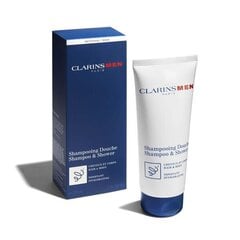 Plaukų šampūnas ir dušo gelis vyrams Clarins Men Shampoo & Shower 200 ml kaina ir informacija | Šampūnai | pigu.lt