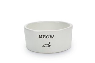 Миска для кошек Beeztees, 11,5 х 4 см, белая цена и информация | Миски, ящики для корма | pigu.lt