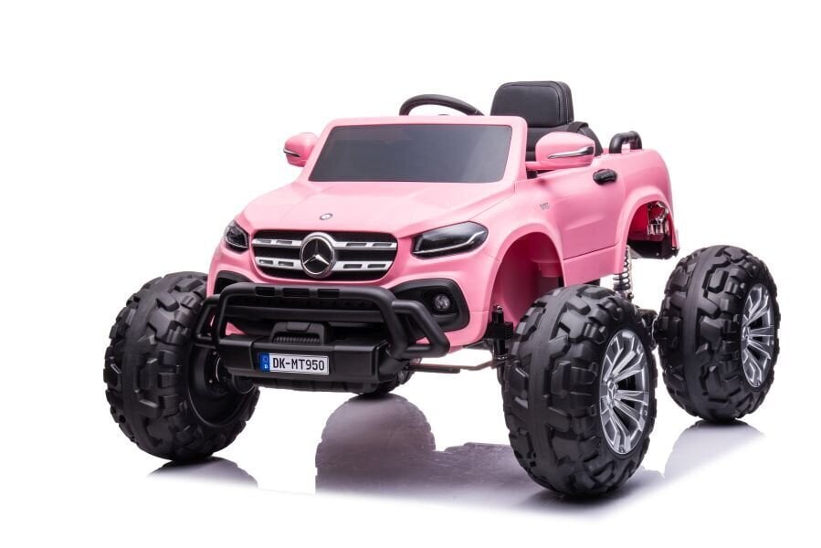 Vienvietis vaikiškas elektromobilis Mercedes DK-MT950, rožinis цена и информация | Elektromobiliai vaikams | pigu.lt