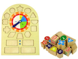 Развивающая игра для детей Lean Toys Часы цена и информация | Развивающие игрушки | pigu.lt