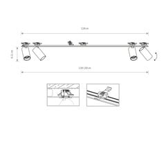 Lubinis šviestuvas Nowodvorski Mono SURFACE 7692 kaina ir informacija | Lubiniai šviestuvai | pigu.lt