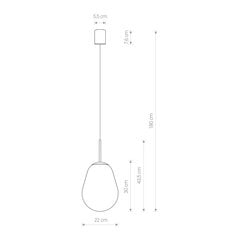 Подвесной светильник Nowodvorski PEAR S 7800 цена и информация | Люстры | pigu.lt