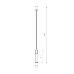 Подвесной светильник Nowodvorski Cylinder L 7864 цена и информация | Люстры | pigu.lt