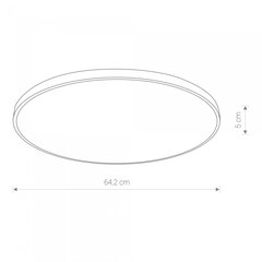 Lubinis LED šviestuvas Nowodvorski Agnes Round 8210, baltas kaina ir informacija | Lubiniai šviestuvai | pigu.lt