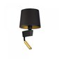 Sieninis šviestuvas Nowodvorski Chillin 8213, juodas/auksiės spalvos цена и информация | Sieniniai šviestuvai | pigu.lt